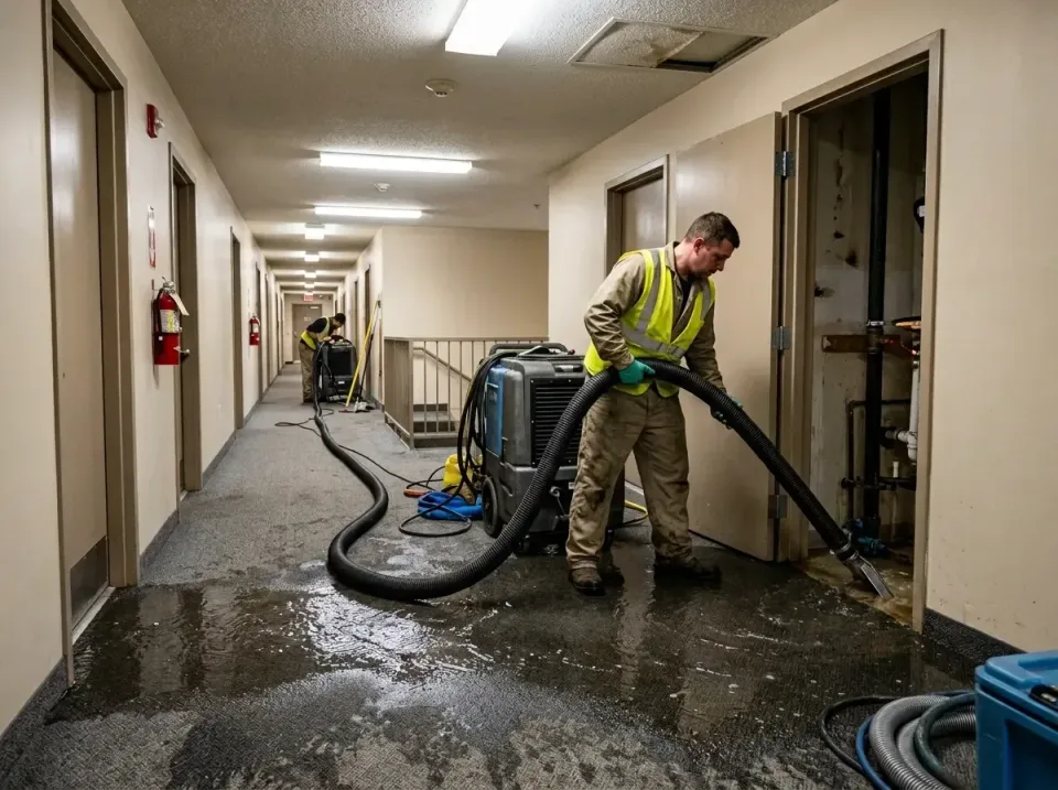 multi-unit-apartment-hallway-f-005 — frequently asked questions, Emergency Burst Pipe Water Extraction & Removal in Gastonia…